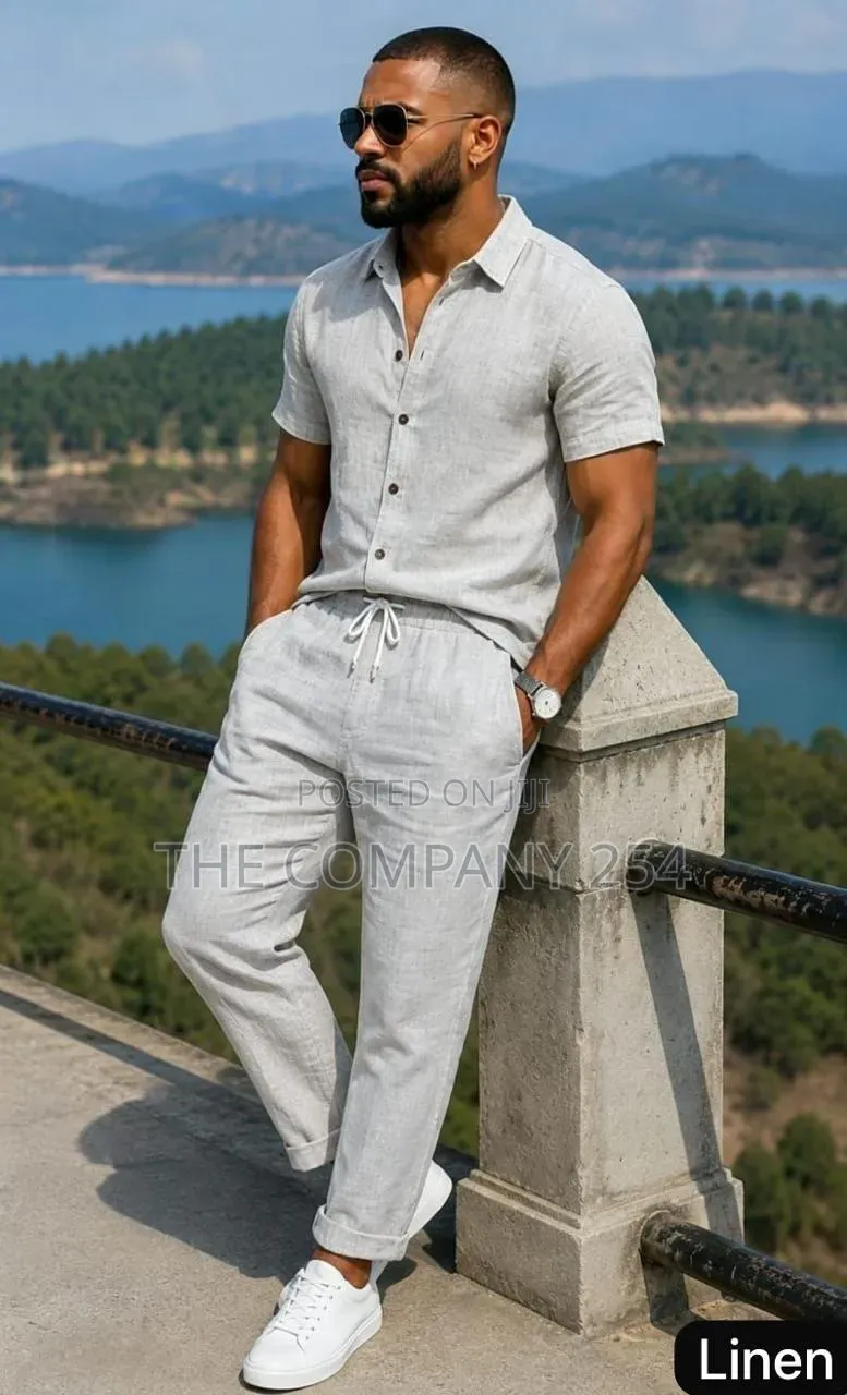 Quality Casual Linen 2 Piece Set Suits Available
