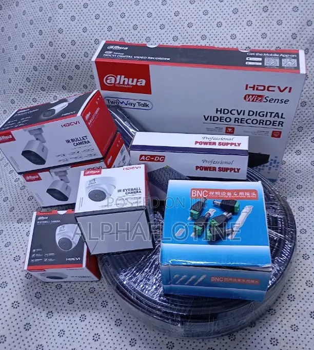 Dahua CCTV 8 Channels Camera Set Full Package Kit for Quality Coverage