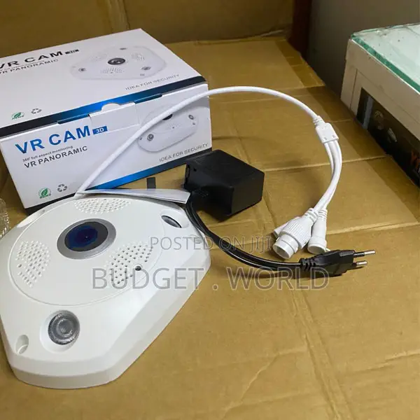 360° Vr Cam Wireless Security Camera With 1080p Hd Video Support