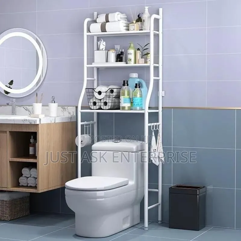 Free Standing Toilet Organizer/ Rack - 3 Layer