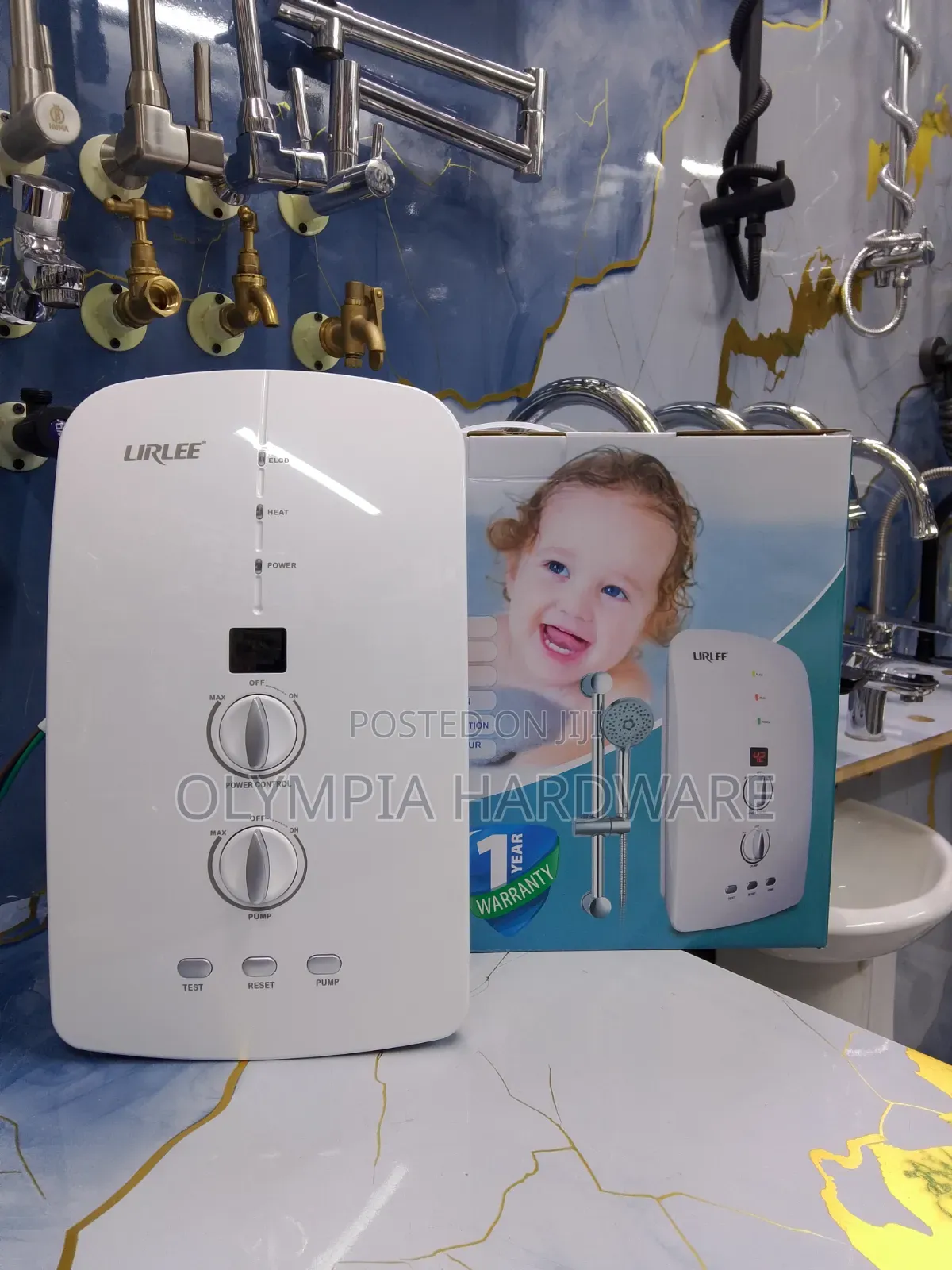 Iirlee Heater With Pump (White