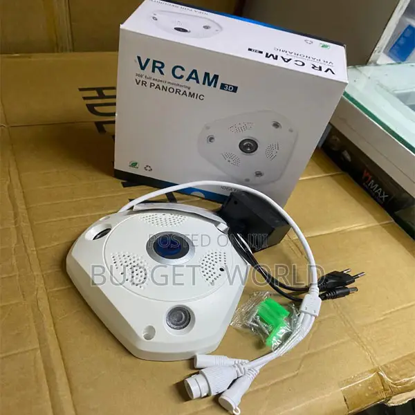 Vr Cam Smart Indoor Wi-Fi Camera With 360° Panoramic Lens Technology