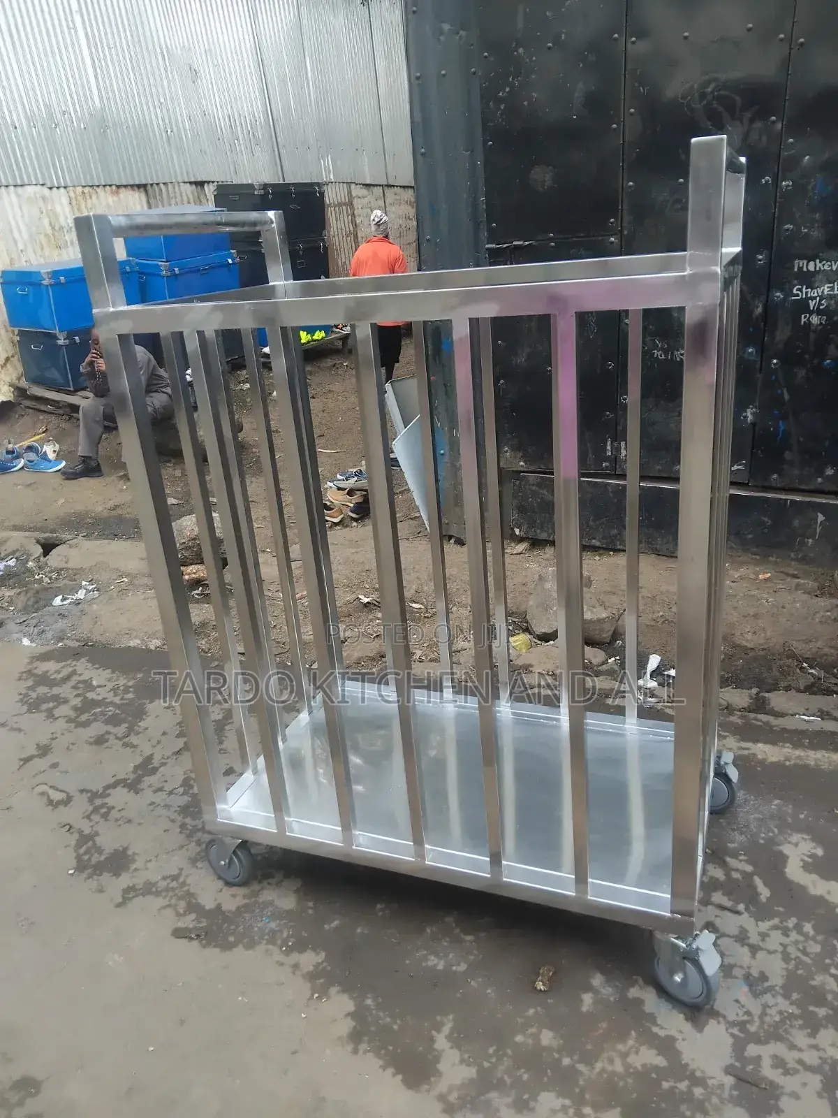 Stainless Steel Luggage Trolley