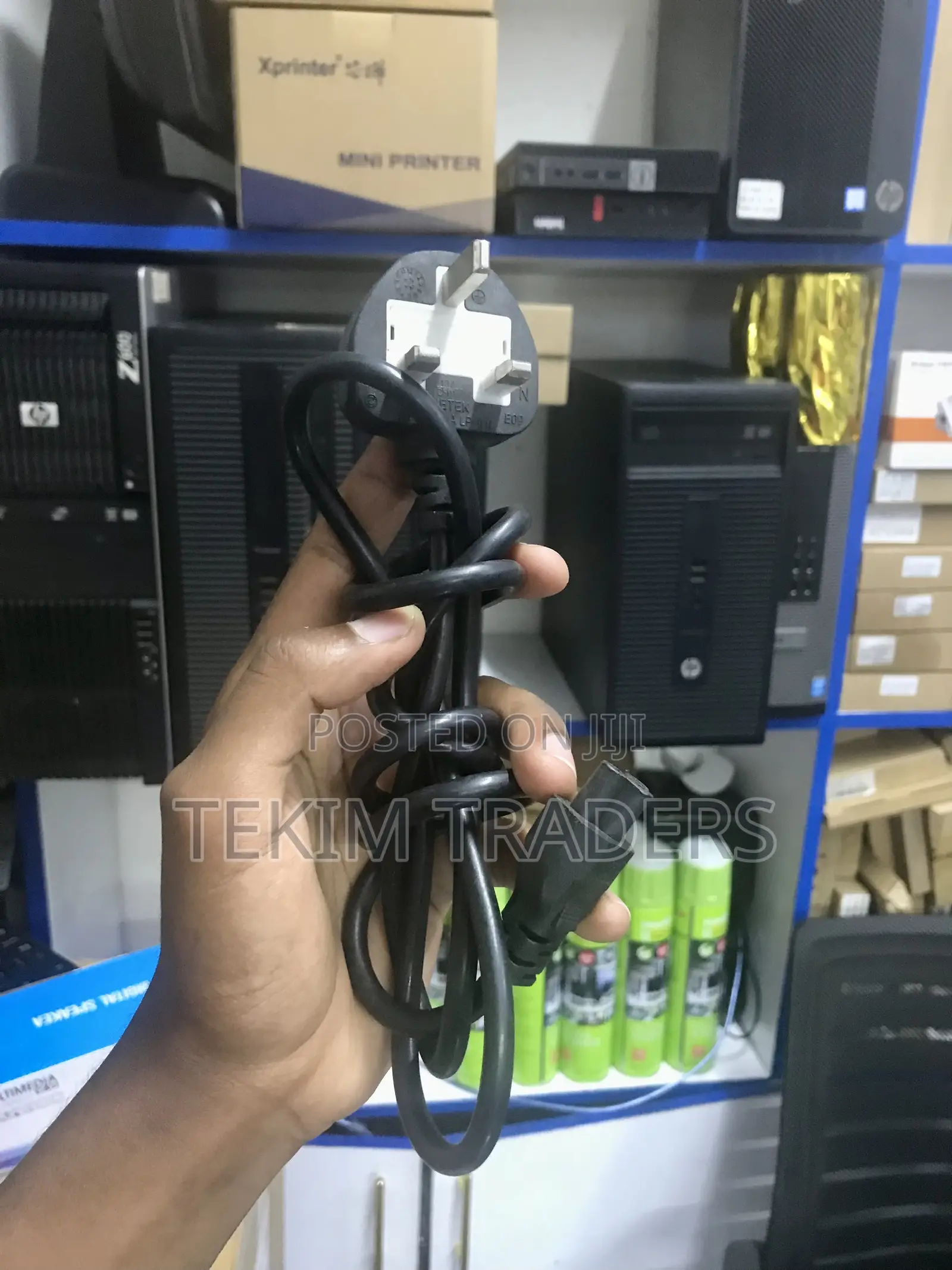 Brand New Flower Power Cable 1.5m for Laptop Adapter 3-Pin Uk