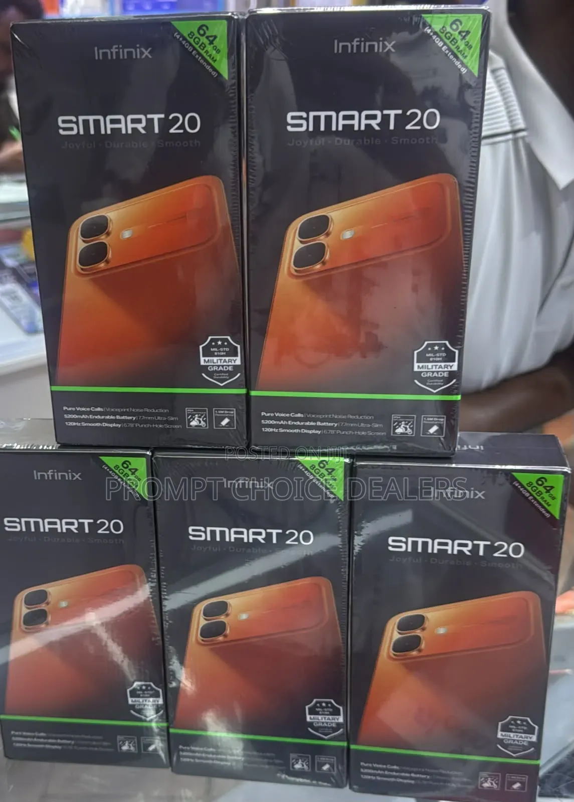 New Infinix Smart 20 128 GB Rose Gold