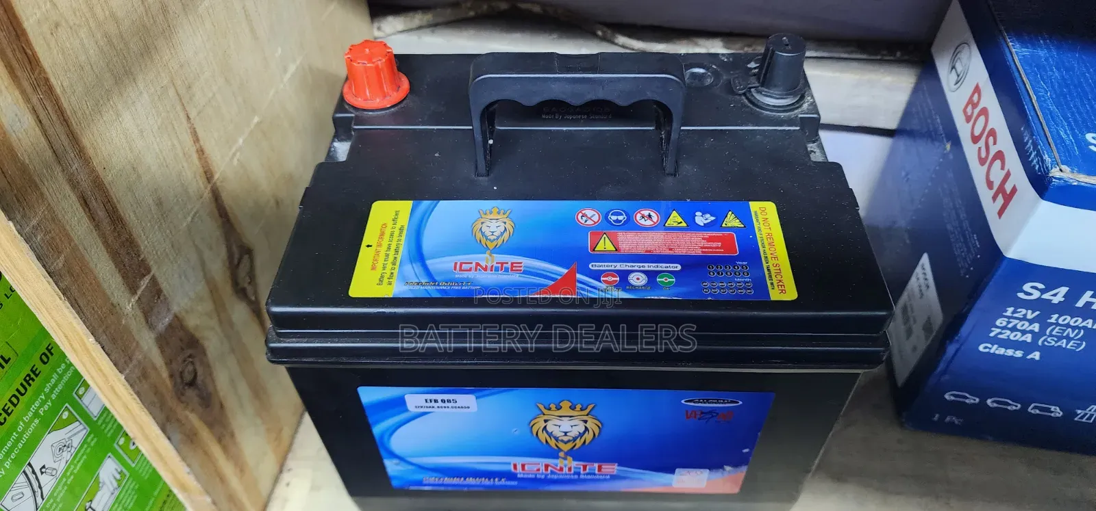 Ignite Car Battery Q85 Start Stop, Istop, Idle Stop