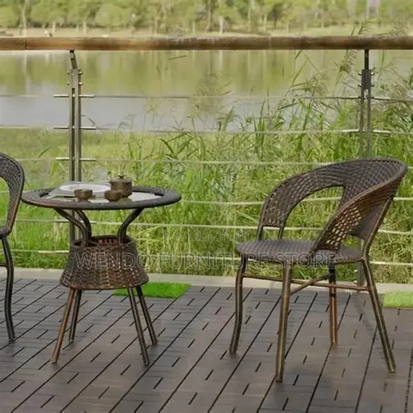 Dining Set; Patio Outdoor Master Piece Two Seaters Set