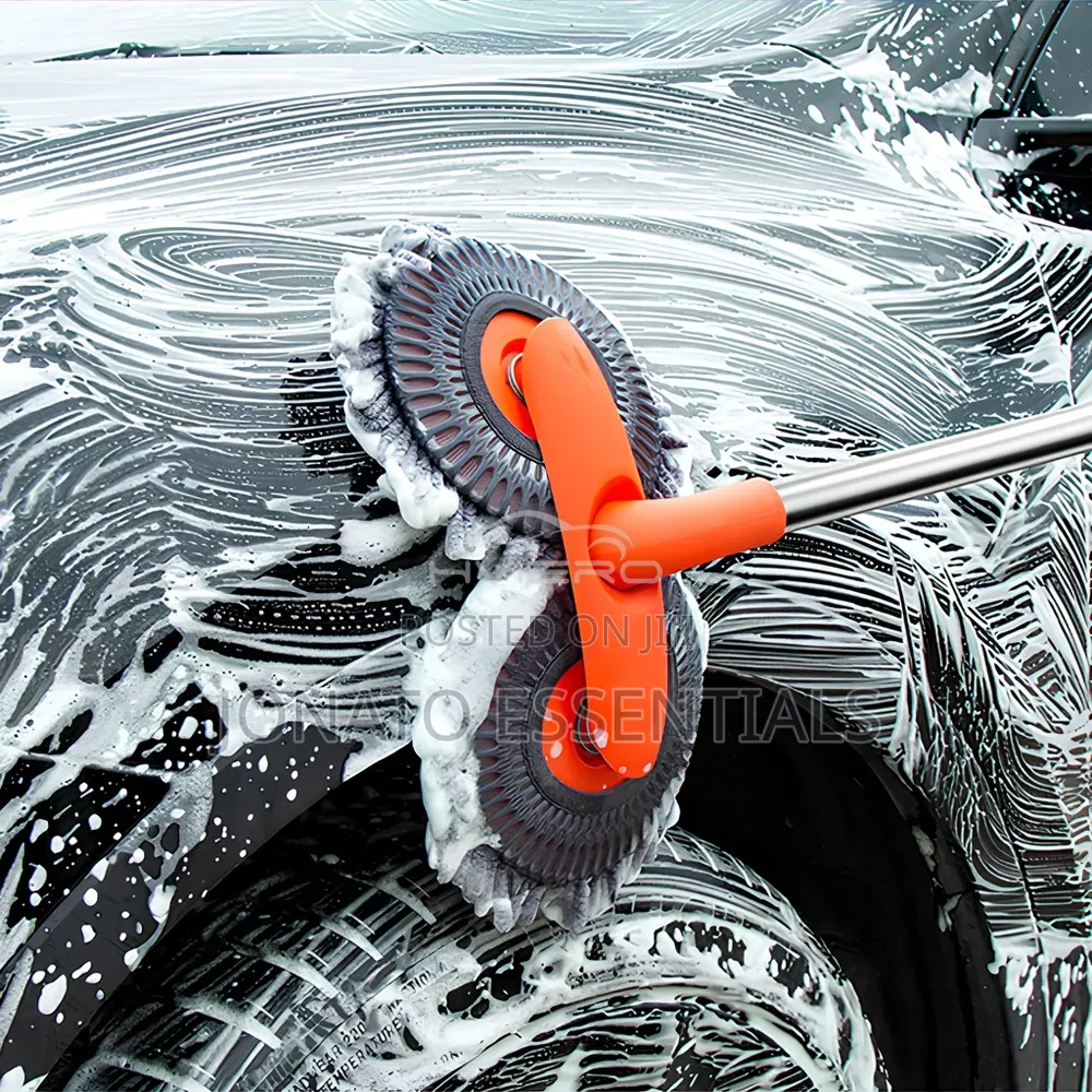 Dual Head Car Wash Mop Brush Extendable Car Cleaning Brush