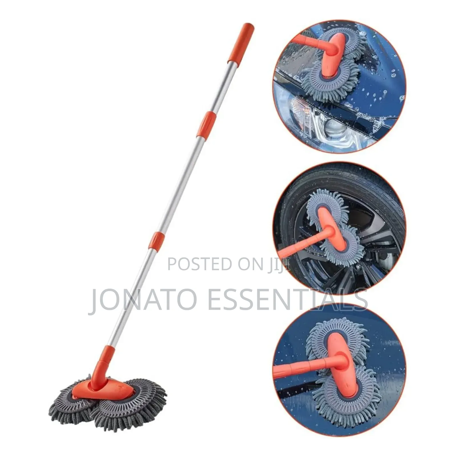 Dual Head Car Wash Mop Brush Extendable Car Cleaning Brush