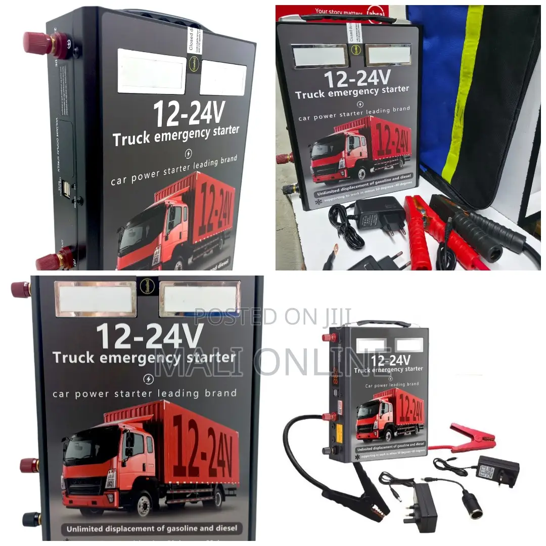Truck Jump Starter Battery Booster 12v 16v 24v Portable Power Bank