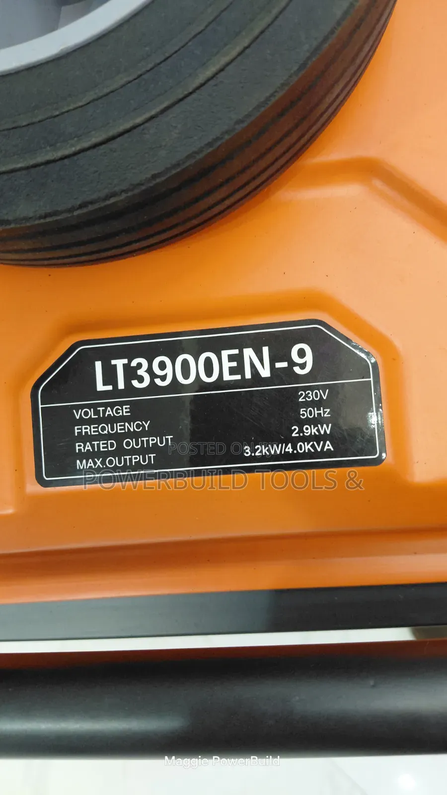 Pulsar 4kva Petrol Generator Keystart With Wheels and Handle