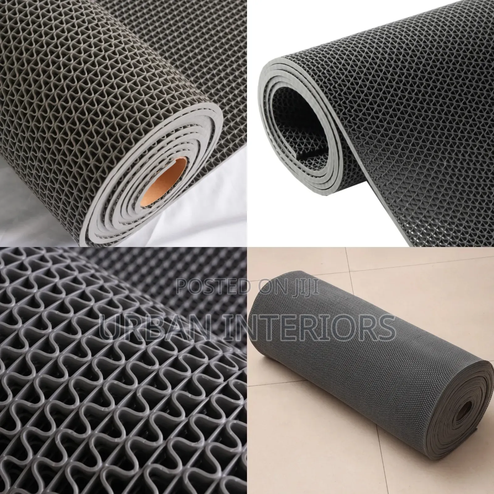 Grey Entrance Safety Mats PVC Anti-Slip Safety Mats