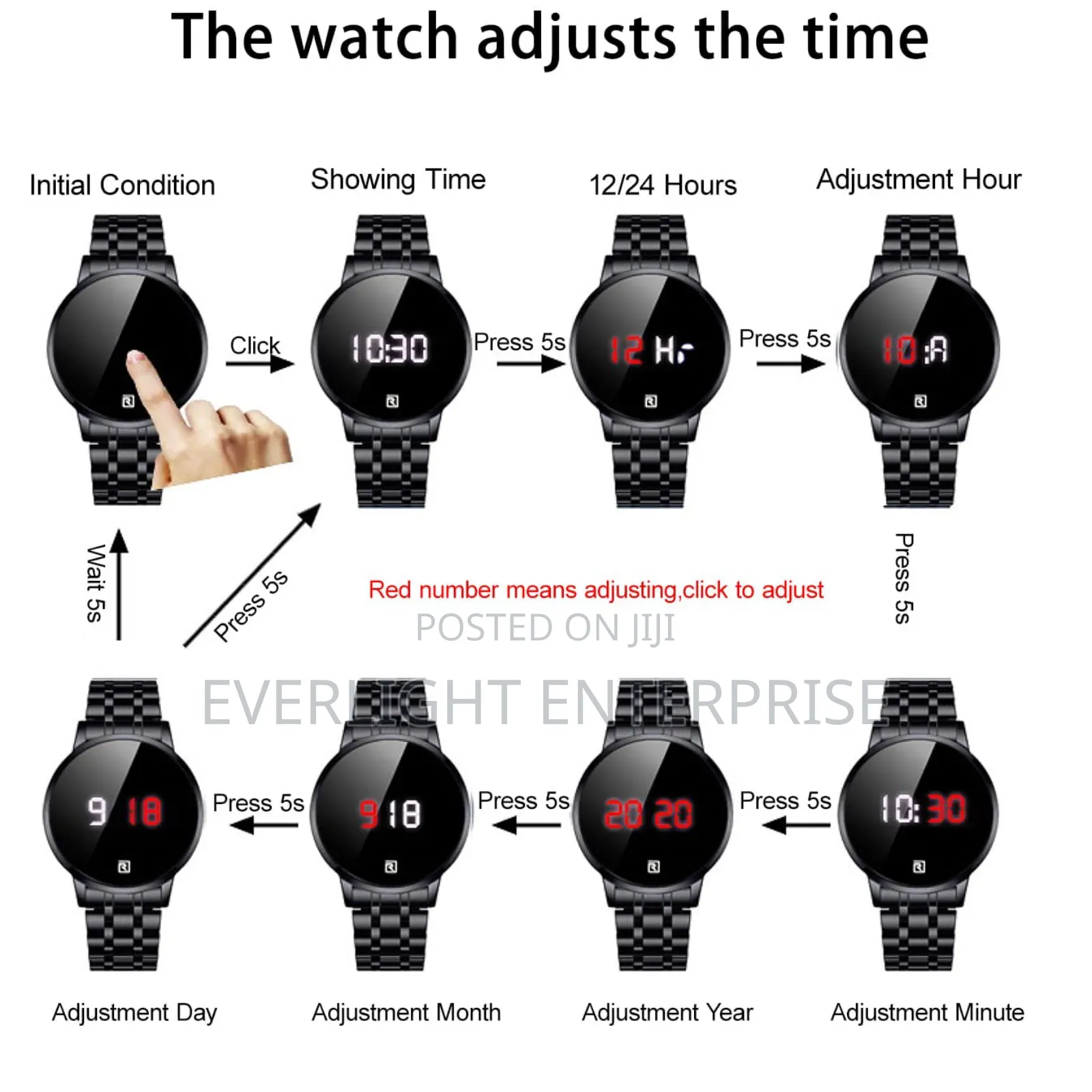  *Stock In* _ *Reward Gents Watch Rd51001m 