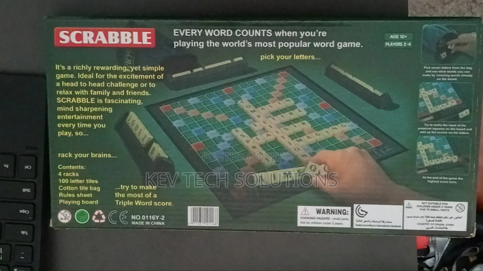 Original Scrabble Game Board