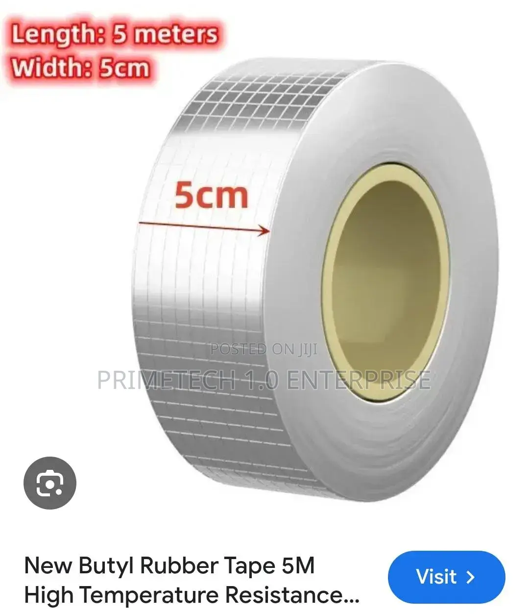 5cm 5 Metre Rubber Butyl Tape