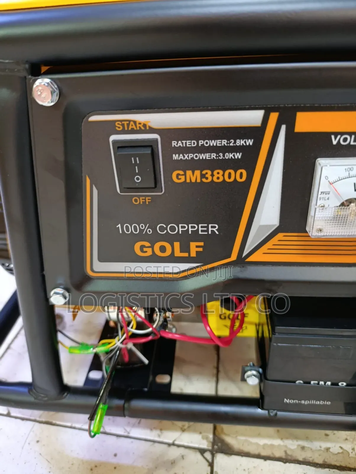 Golf Gm3800 3.0kw Petrol Generator 100% Copper