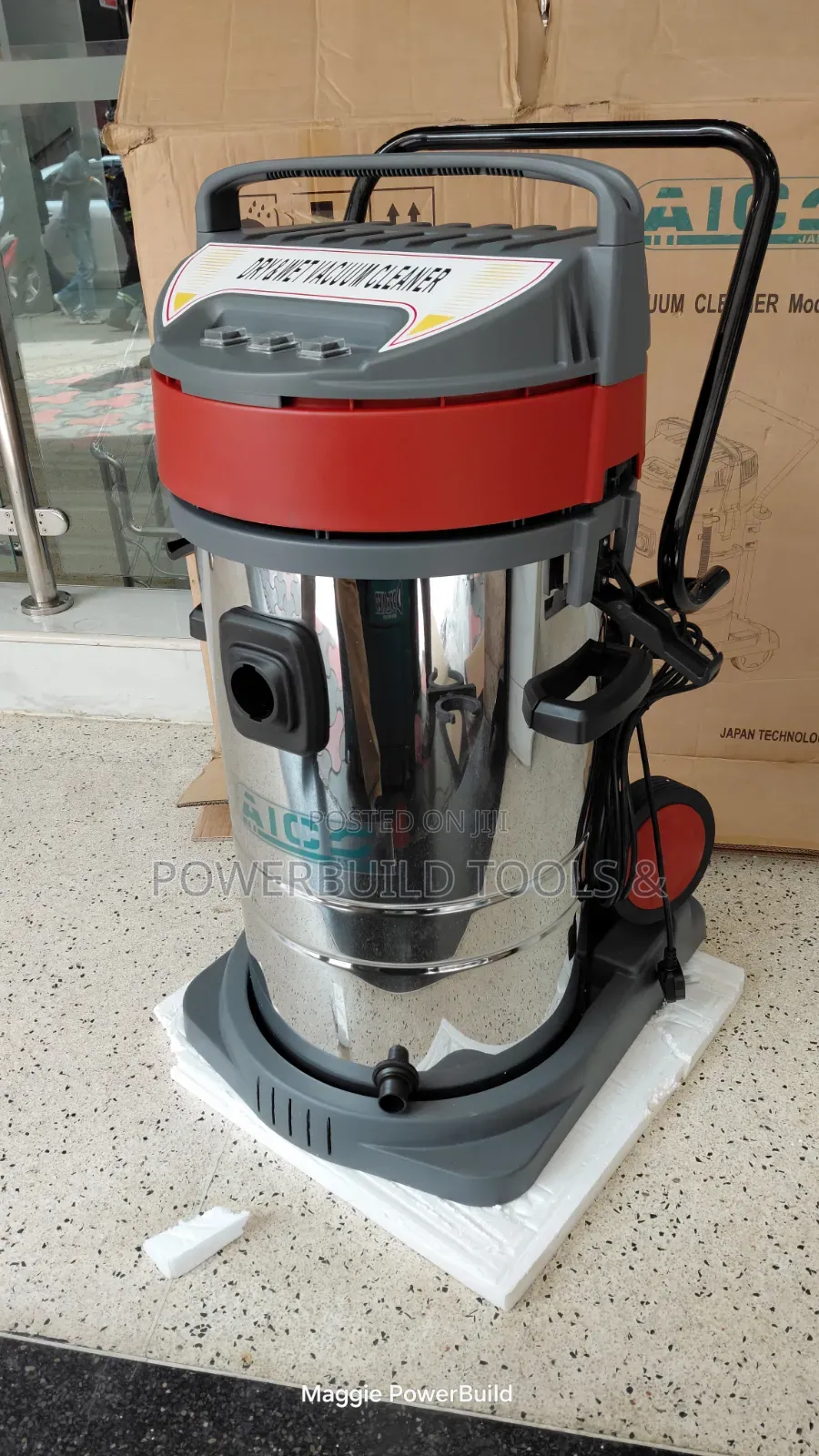 Aico Japan Avc-100l Industrial Wet and Dry Vacuum Cleaner Complete
