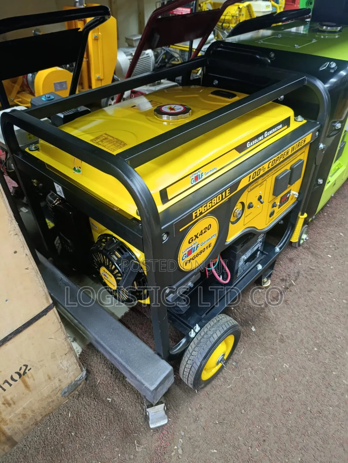 Golf Germany Gasoline Generator 7.5kva 100% Copper Gx 420