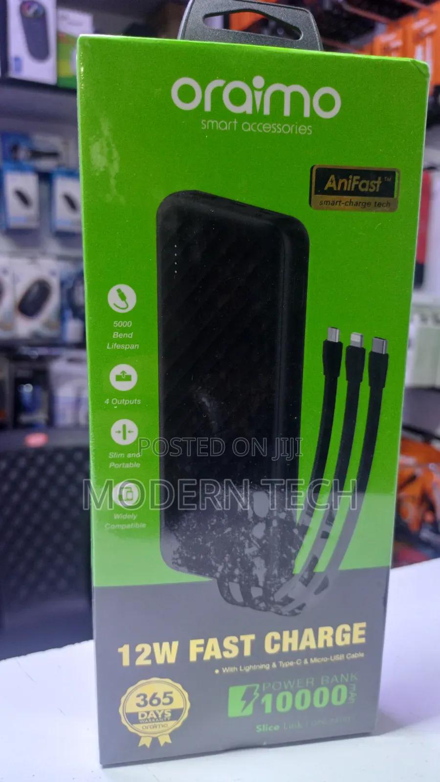 Oraimo Slice Link 10000mah Power Bank
