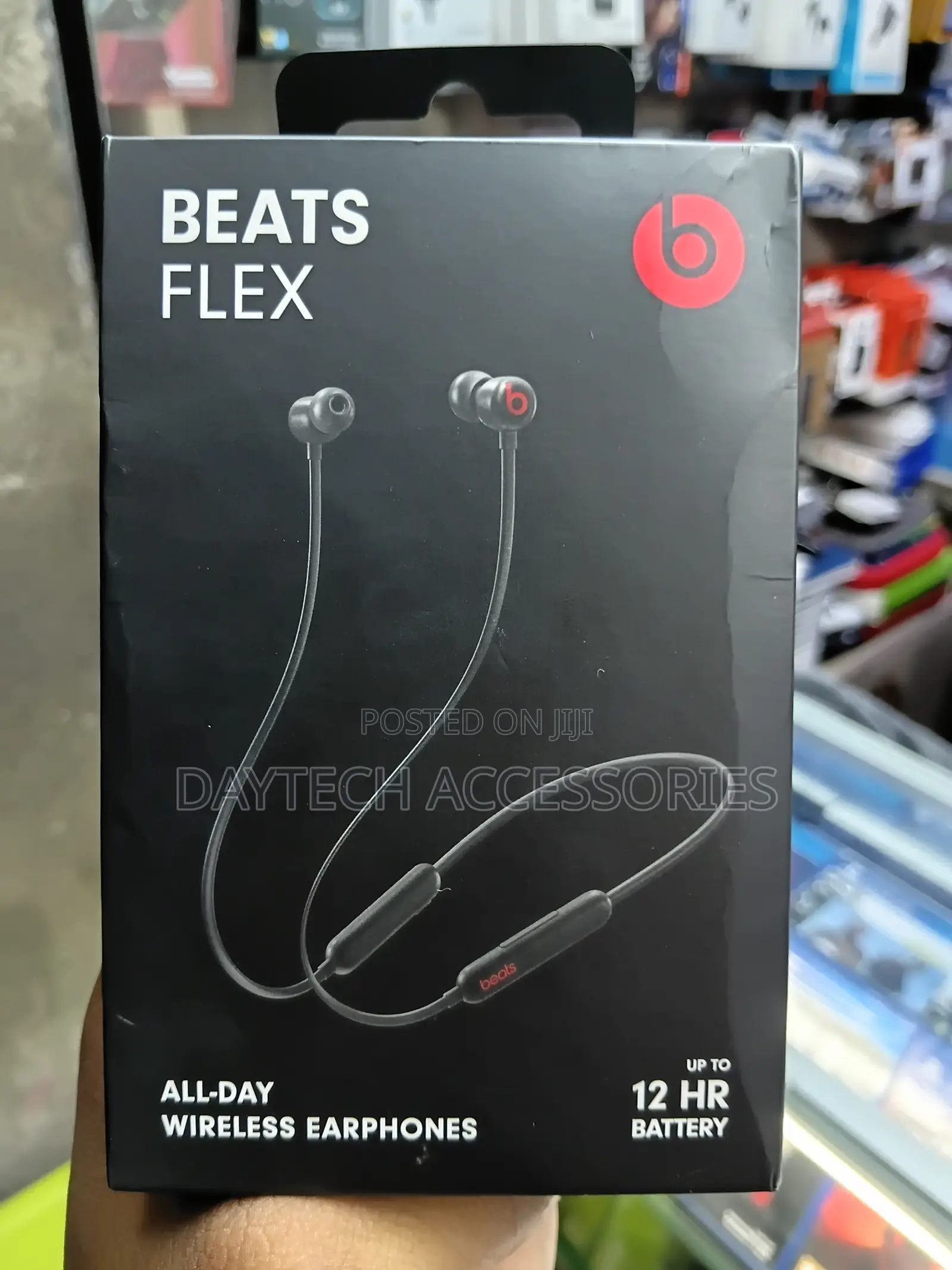 These Are Beats by Dr. Dre Flex Wireless in-Ear Headphones in Black.
