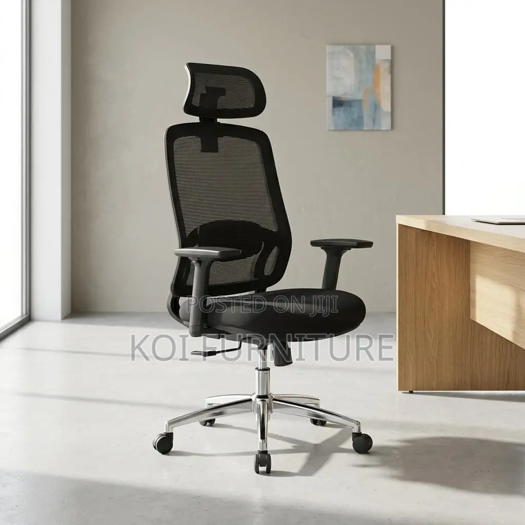 Office Chair : Ergonomic High-Back Mesh Office Chair-Liftable Armrests