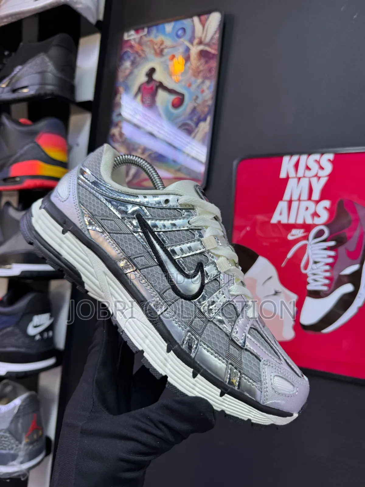 Nike P-6000 Shoes in the Metallic Silver Sneakers