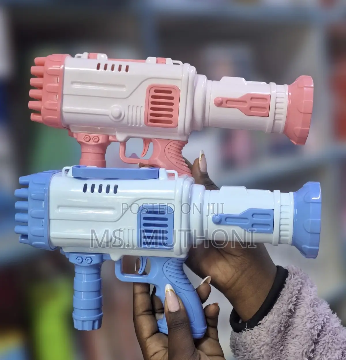 *36-Holes Gatling Bubble Guns