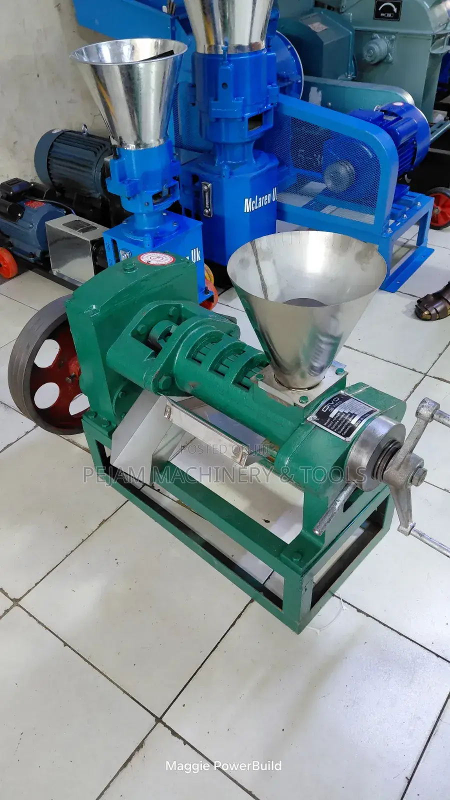 Milano Italia Oil Extractor/Press Machine 1.5tonnes Per Time