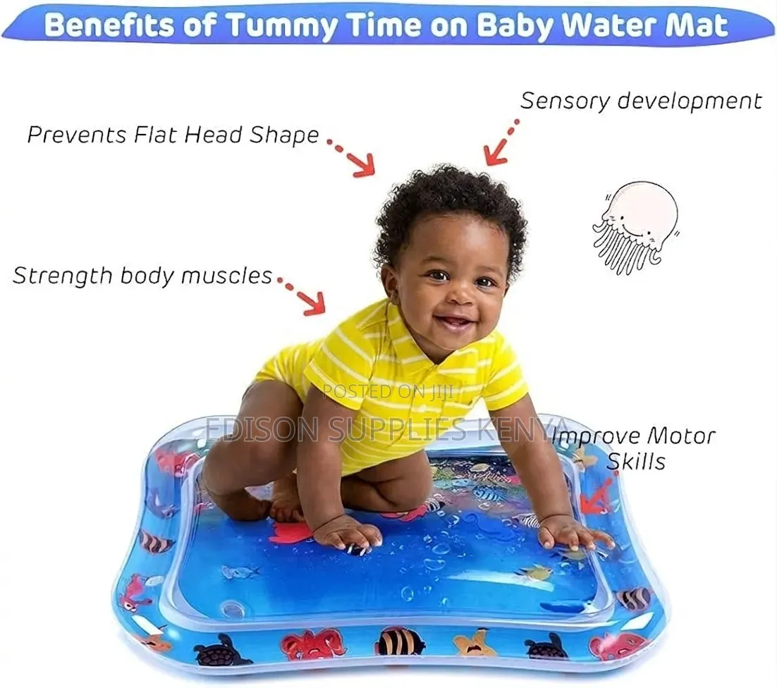 Inflatable Baby Water Mat Tummy Time Premium Toy For Infants