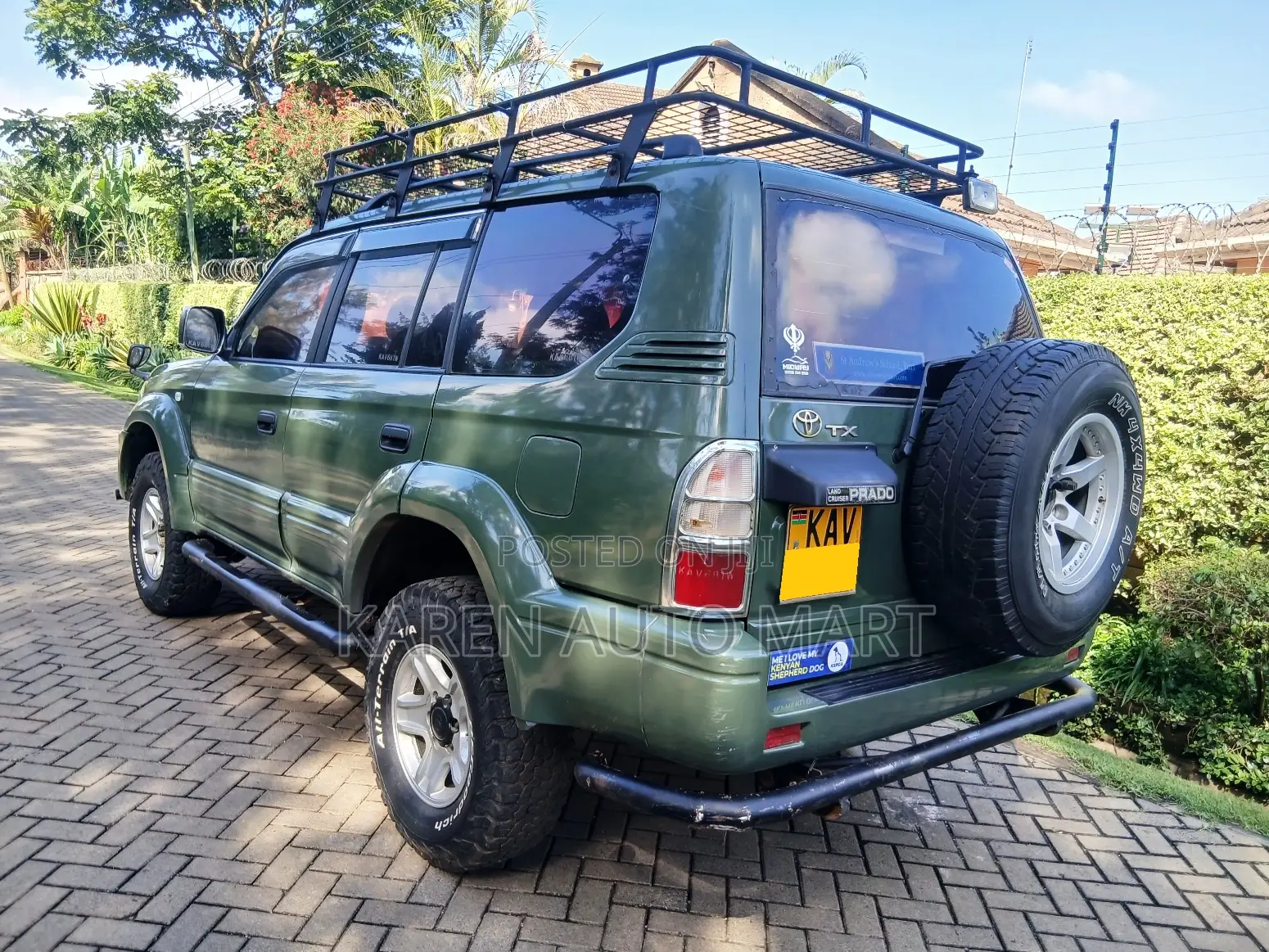 Toyota Land Cruiser Prado 1998 Green