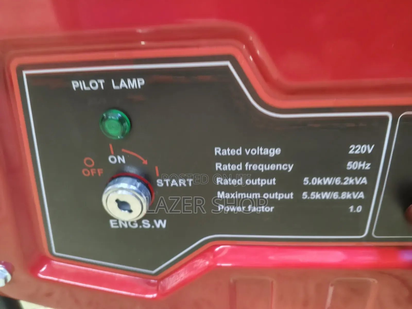 Pioneer 6.8kva Gasoline Generator