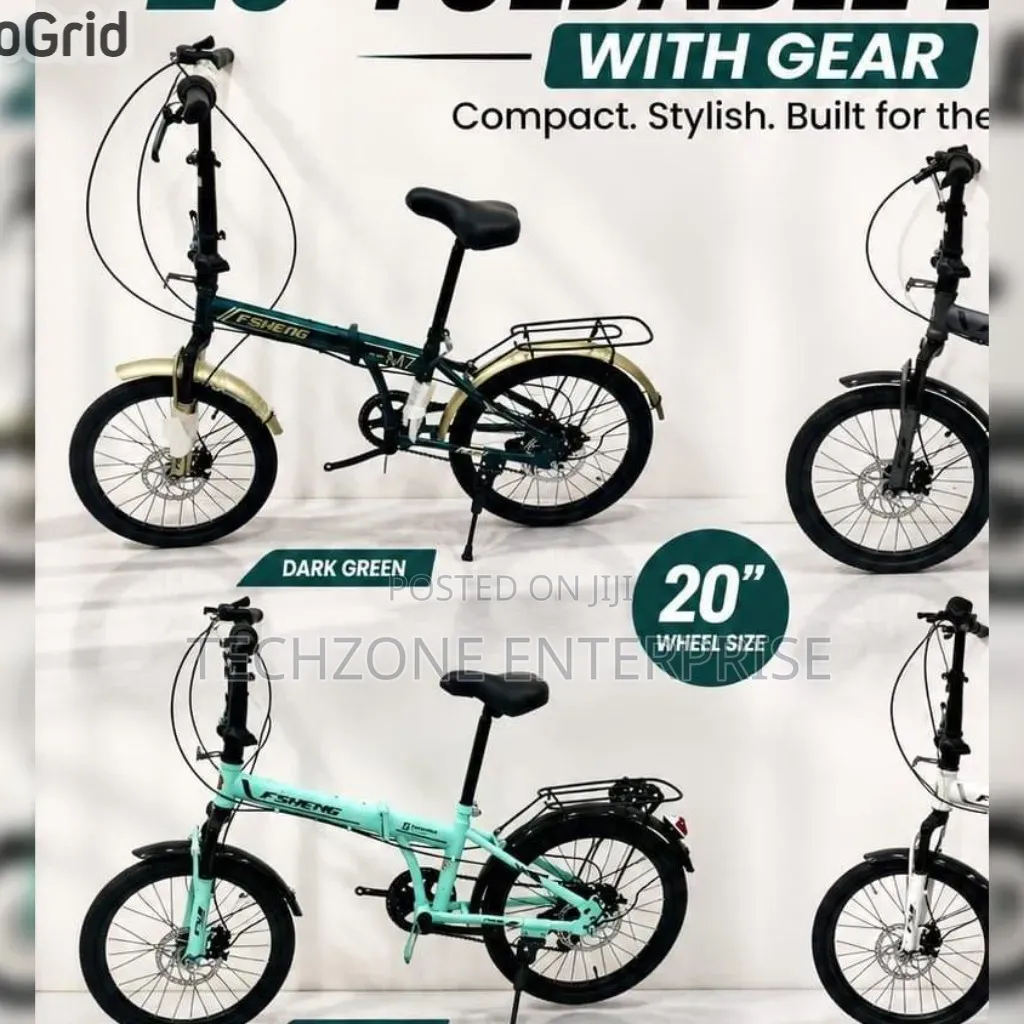 Foldable Bicycle Size 20 With Gear 