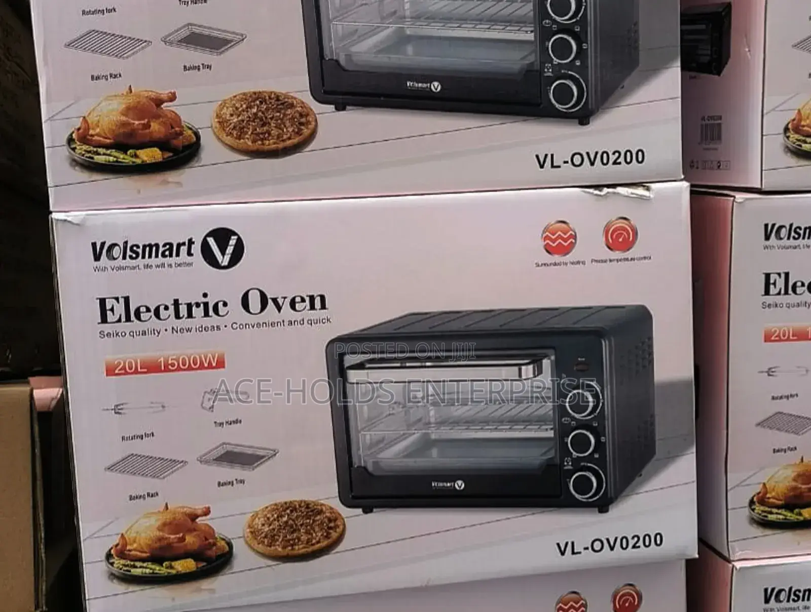 1500 Watts - Volsmart 20 Litres Electric Oven
