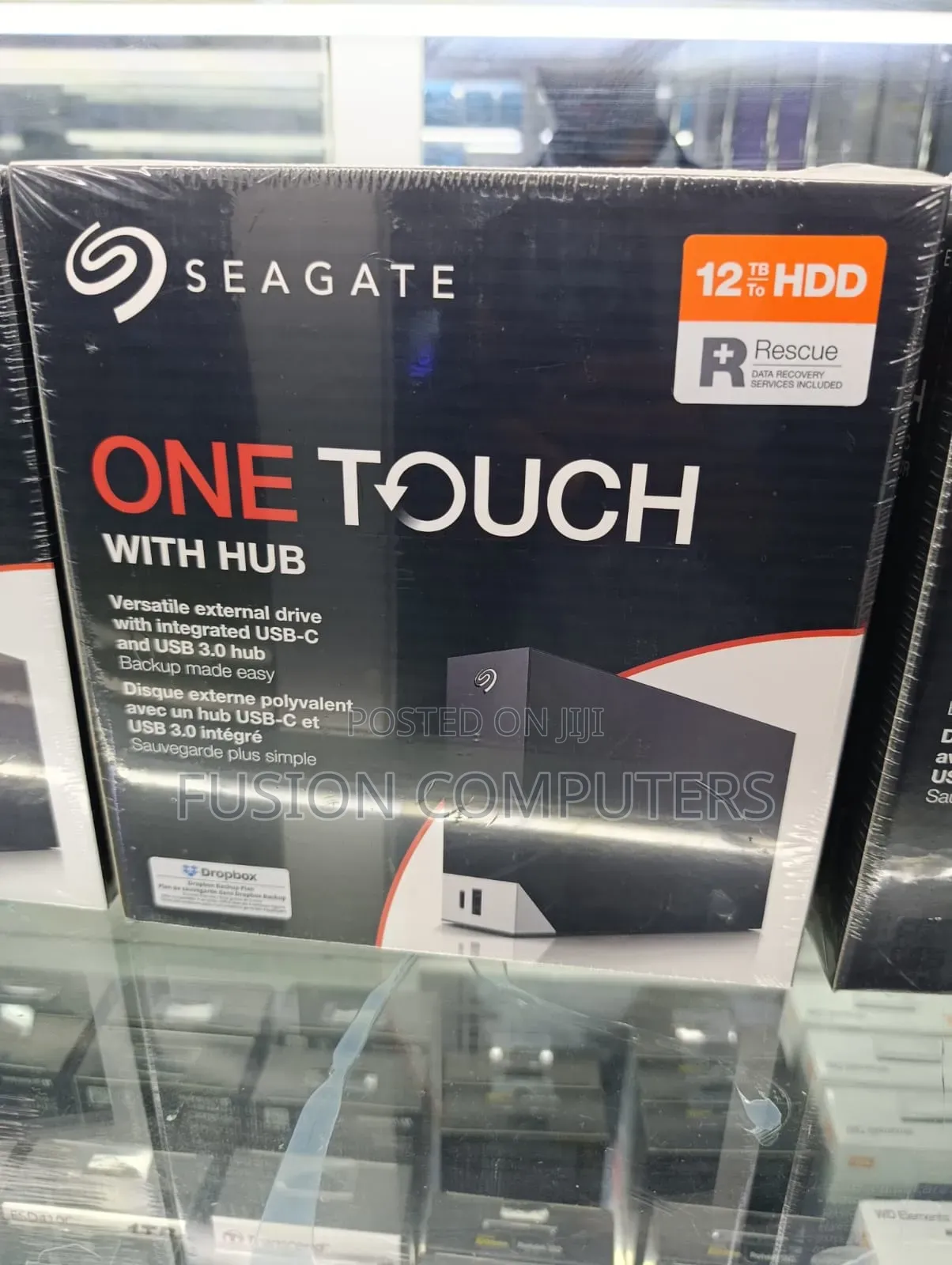 Seagate One Touch Hub 12tb External Hard Drive Desktop HDD