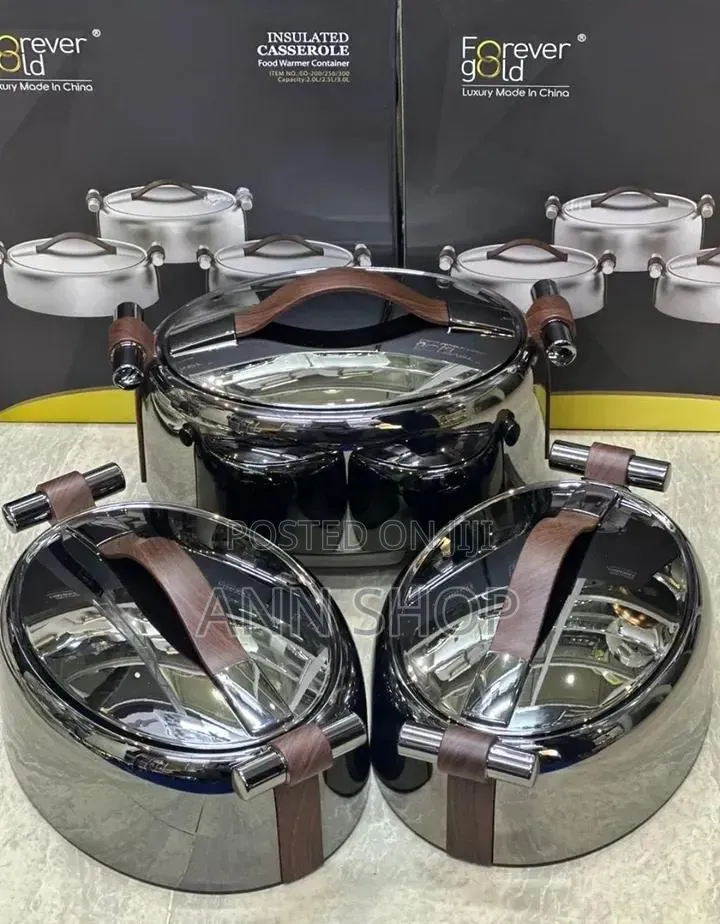 3 Pieces Forever Gold Hotpots