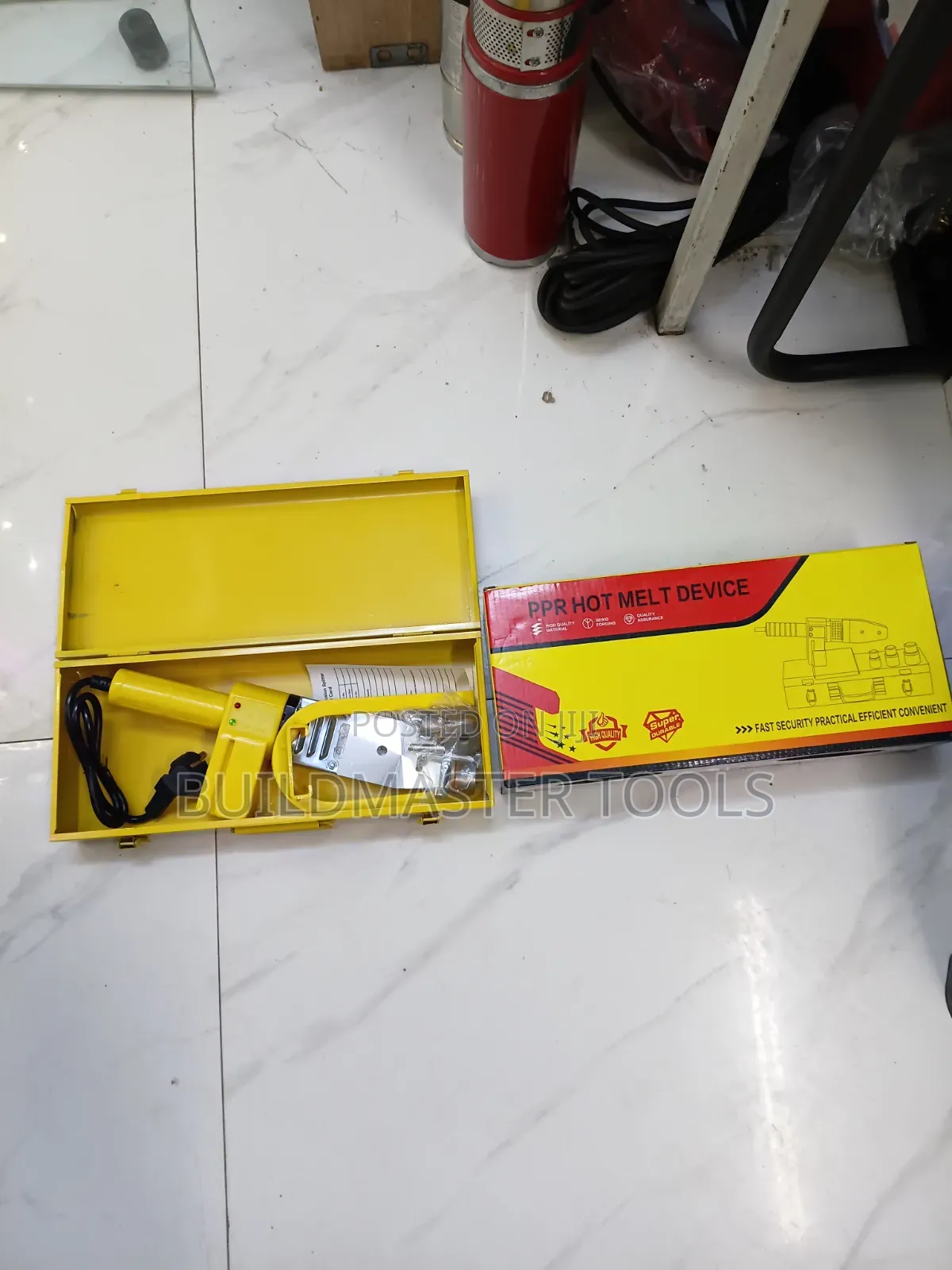 Yellow PPR Hot Melt Pipe Welding Machine