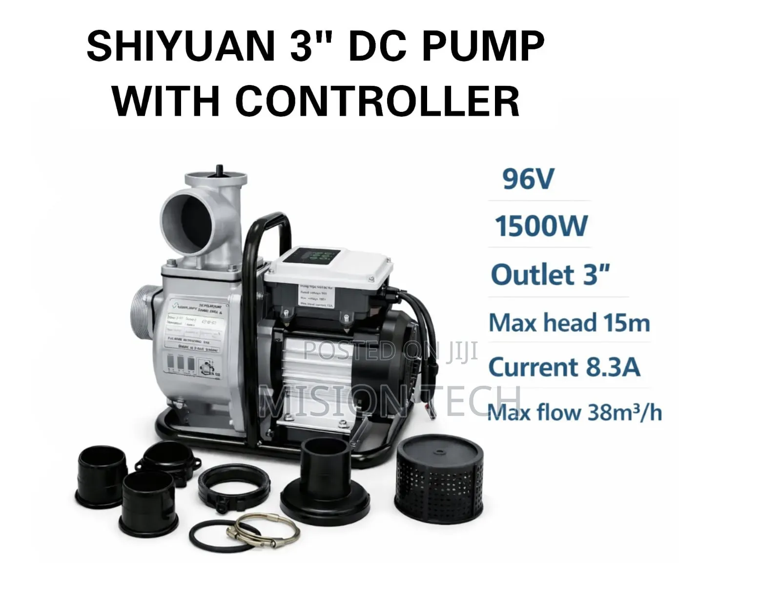 Shiyuan 3-Inch Dc Water Pump With a Built-in Controller.