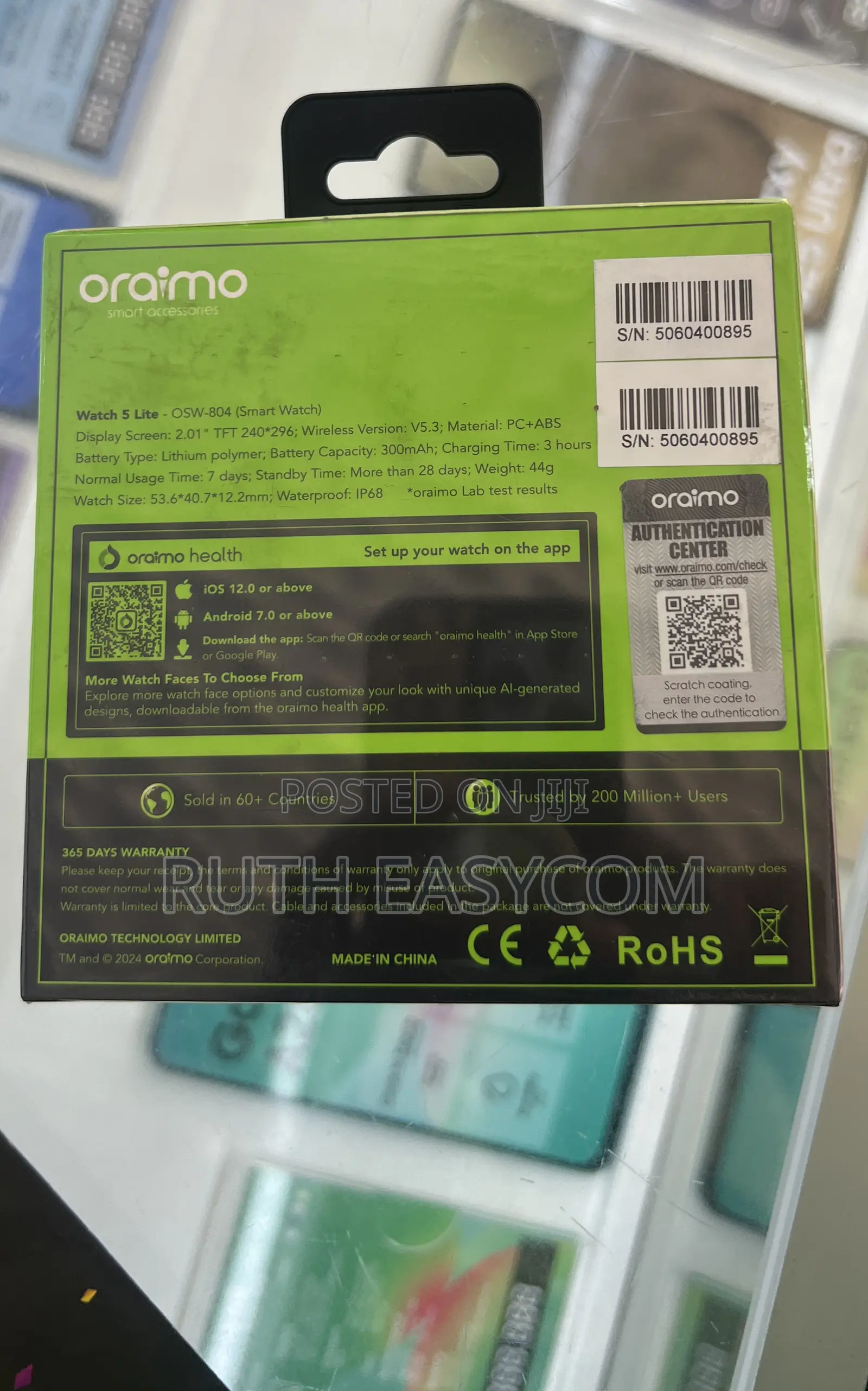 Oraimo Watch5 Lite Smart Watch