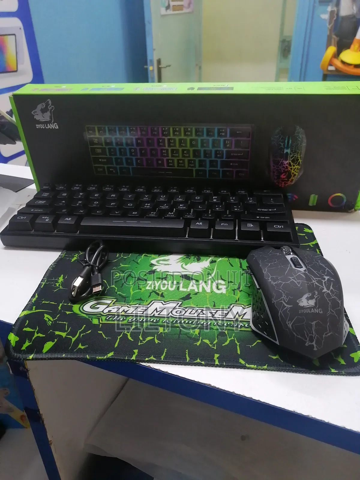 T61 Wireless Gaming Backlit Keyboard and Mouse Suit