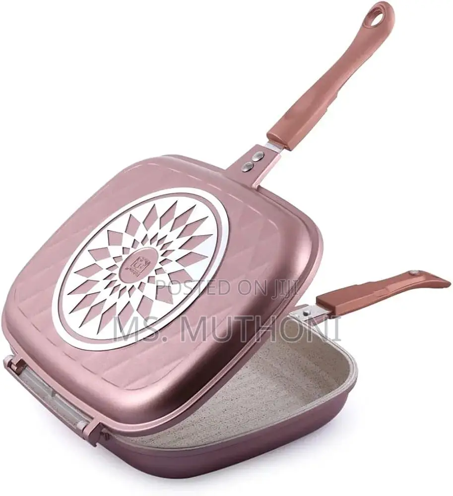 32 Cm High Quality Granite Double Sided Grill Pan*