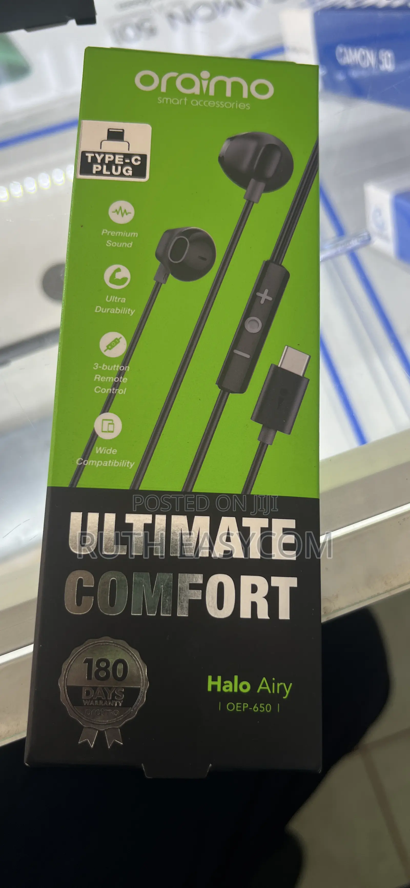 Oraimo Halo Airy Type C Wired Earphones