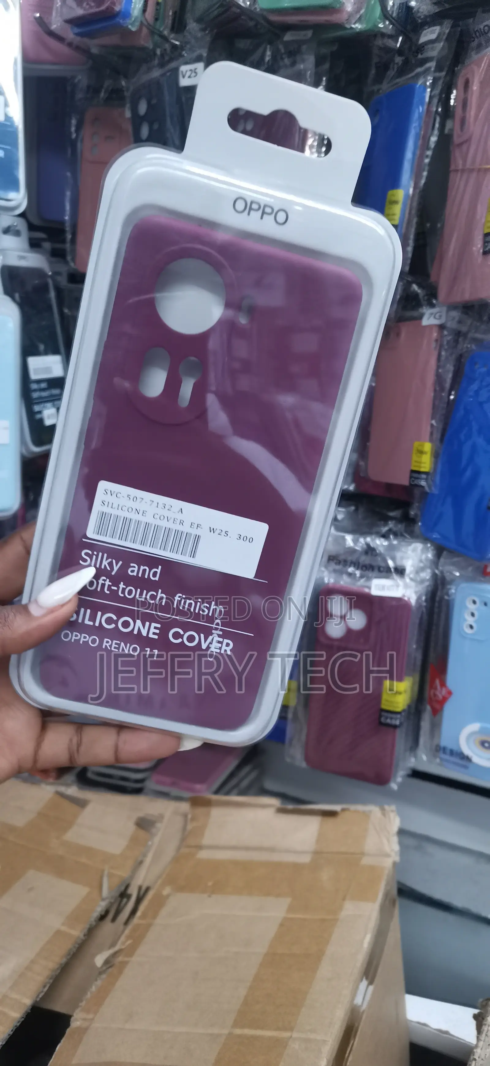 Oppo Reno 11 Silicone, Soft-Touch, Shockproof,Cover