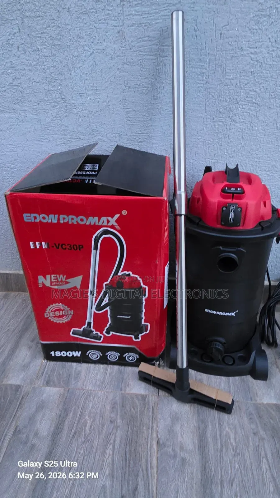 Top Brand New 30l Edon Vacuum Cleaner