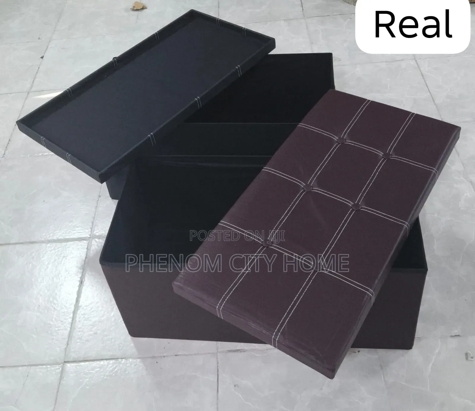 Foldable Ottoman Storage Box
