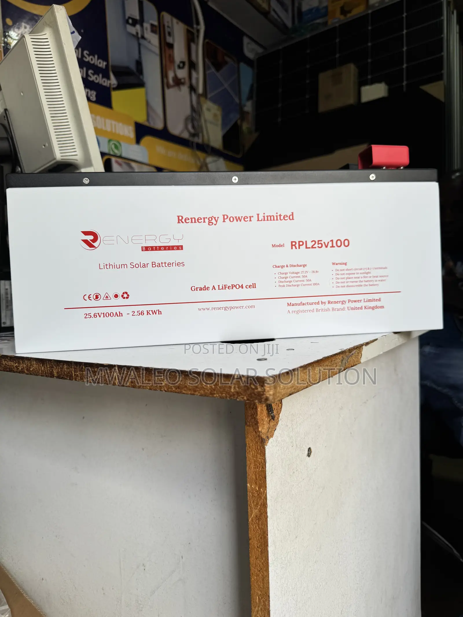 Renergy Lifepo4 Solar Battery 25.6v
