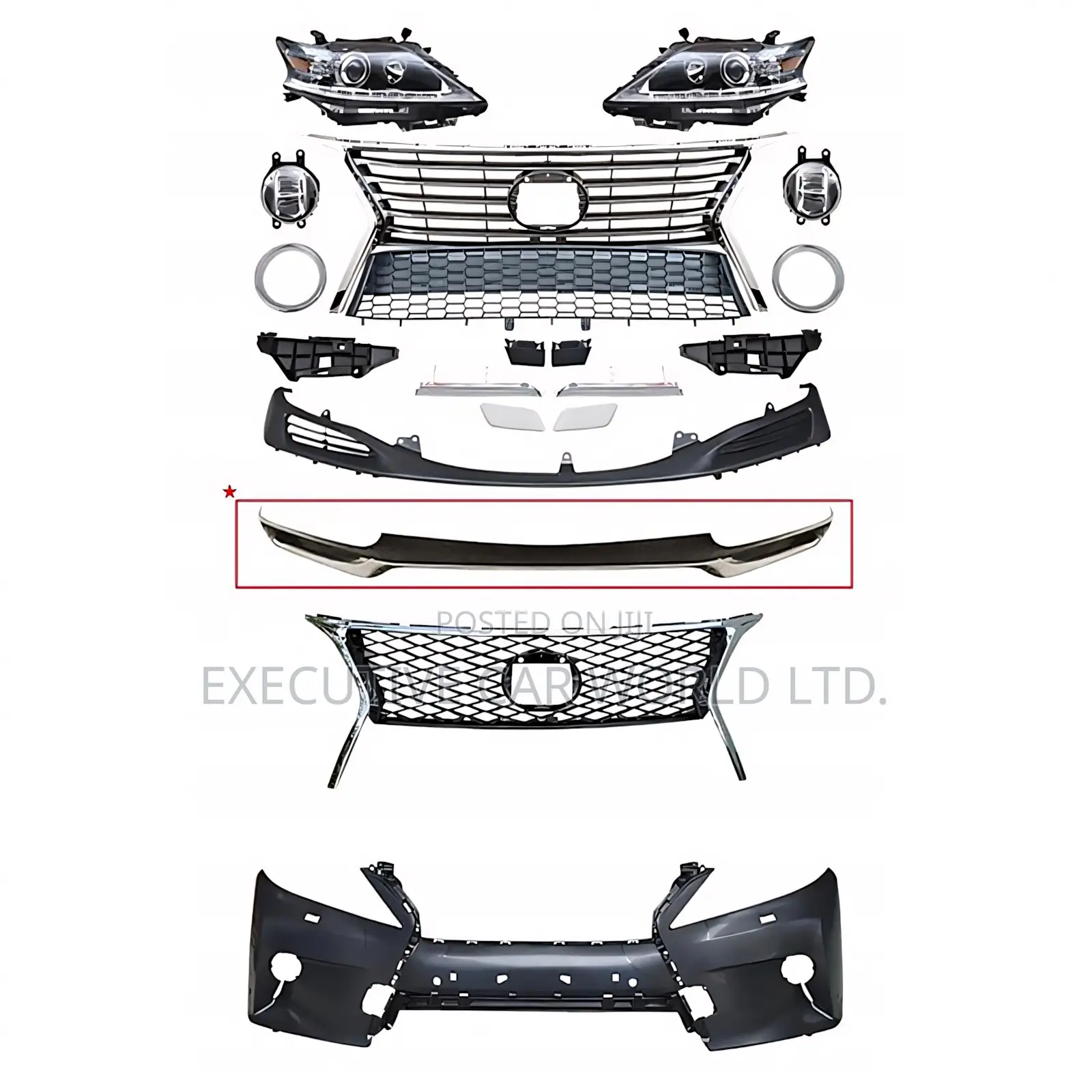 Lexus Rx350 Facelift Upgrade Kit