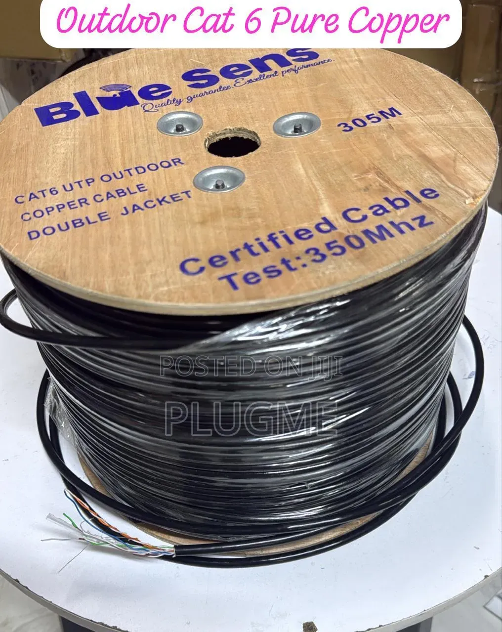 Blue Sens Outdoor Cat 6 Pure Copper Cable 305m