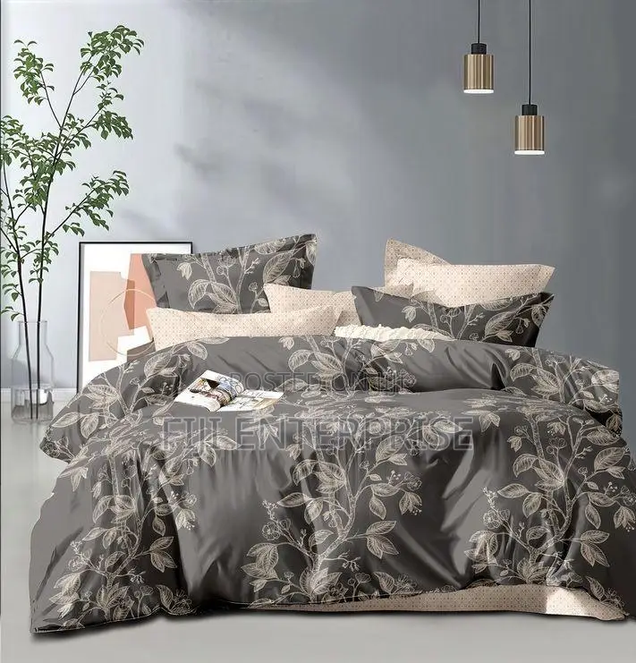 Binded Cotton Duvet Set – 6×6 6×7 | Bedsheet 2 Pillowcases