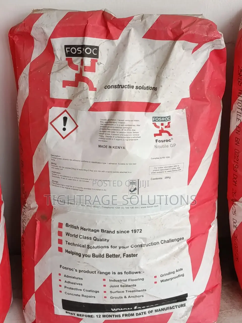Nitotile Gp - General Purpose Tile Adhesive