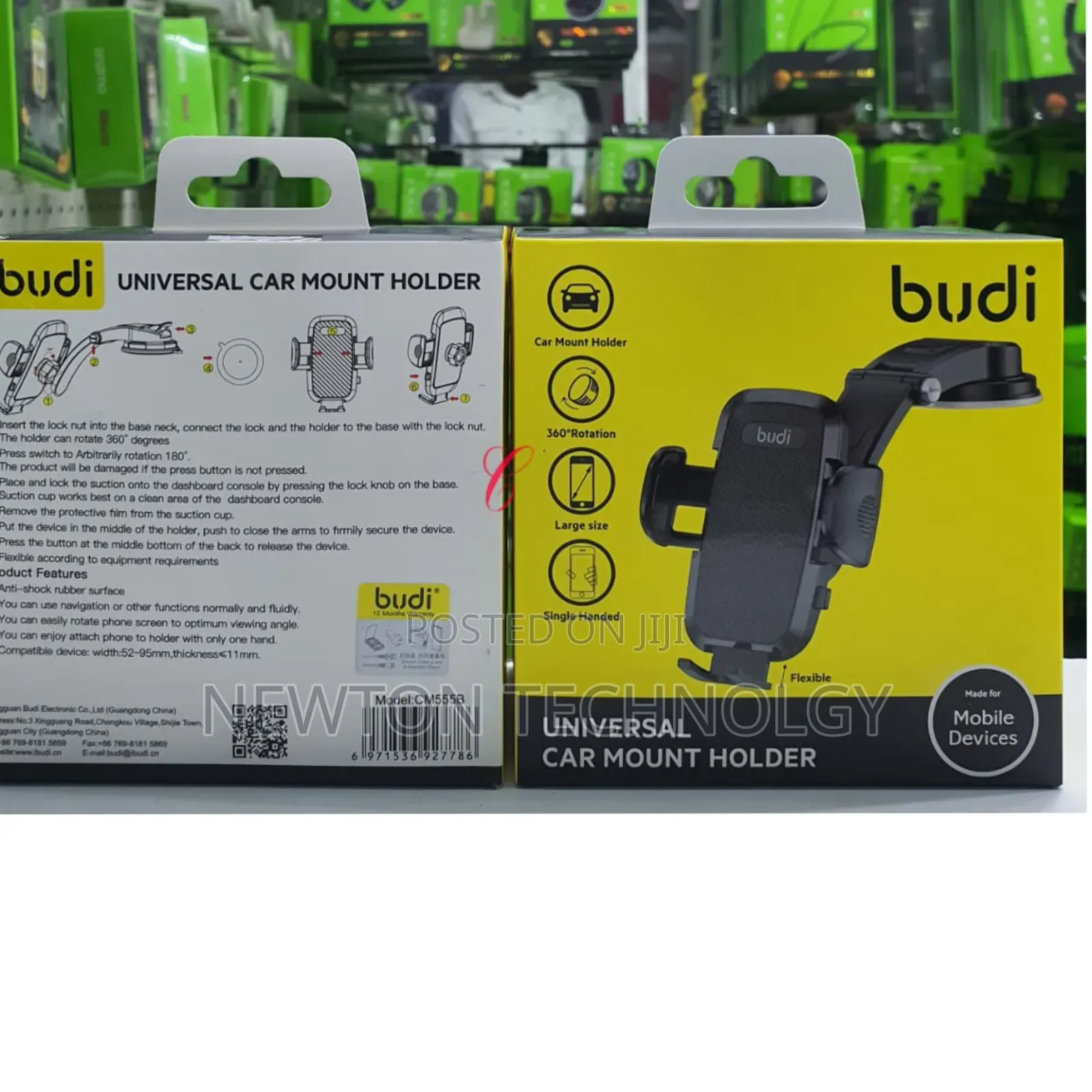Budi Cm555b *Universal Car Mount Holder*